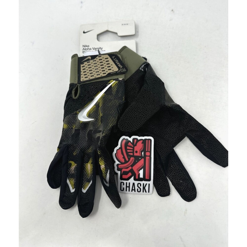 Nike Alpha Varsity Camo Batting baseball Gloves Men's Medium FB2311-338 NEW